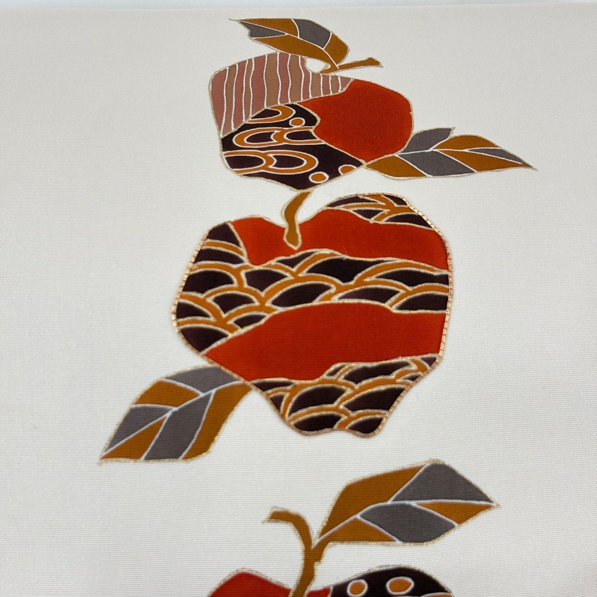 美品】 名古屋帯 優品 生り物 金糸 金彩 ベージュ 正絹 【中古