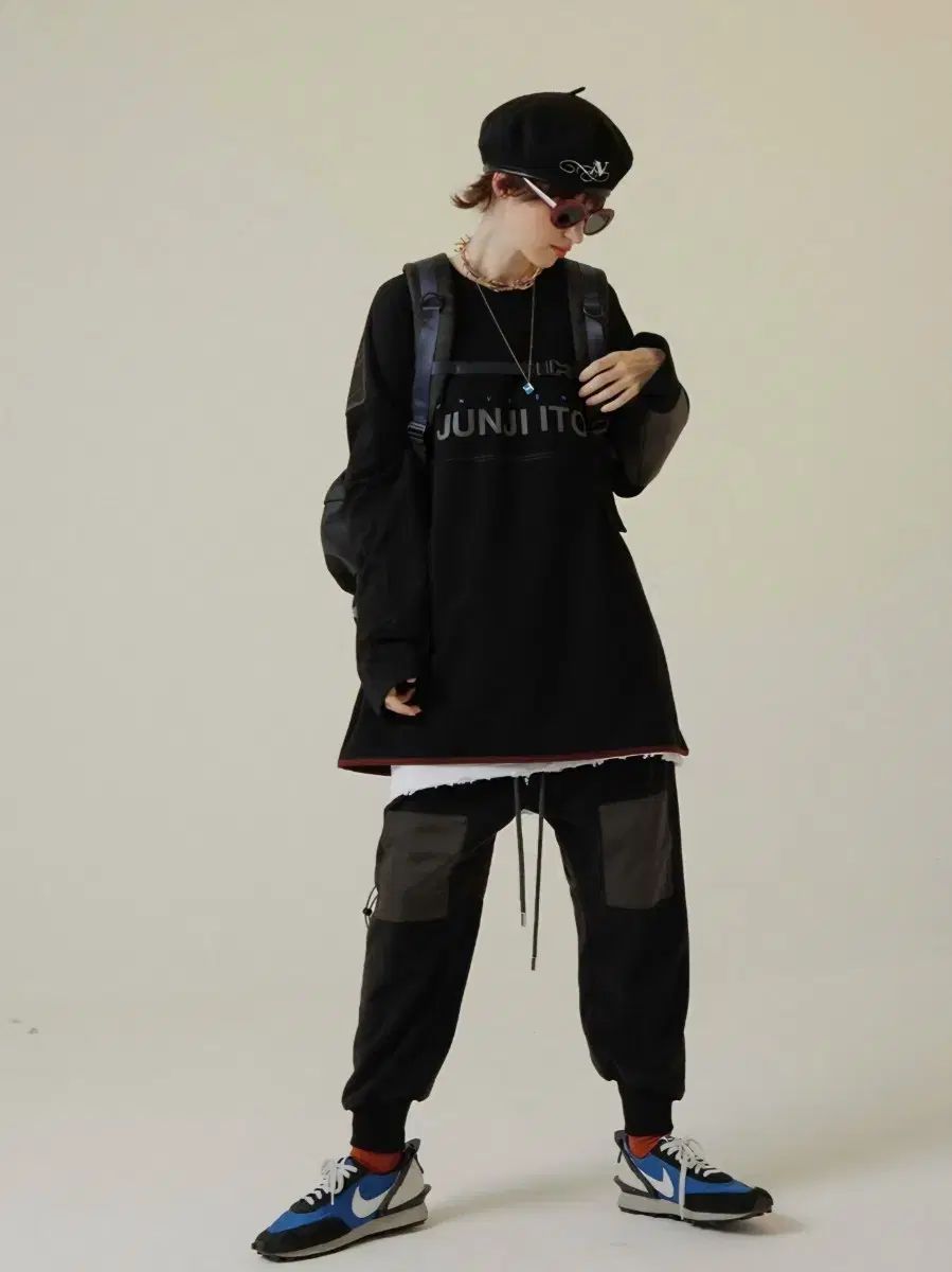 Unvesno アンビスノ フリース ジョガー パンツ