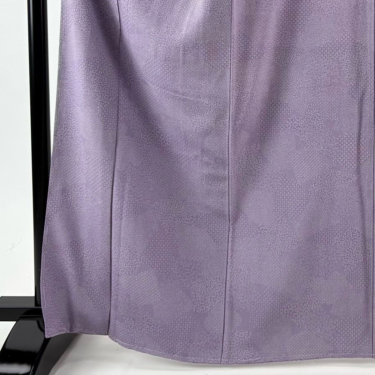 江戸小紋 身丈166 cm 裄丈67.5 L 袷 寄せ柄 トンボ 紫 正絹