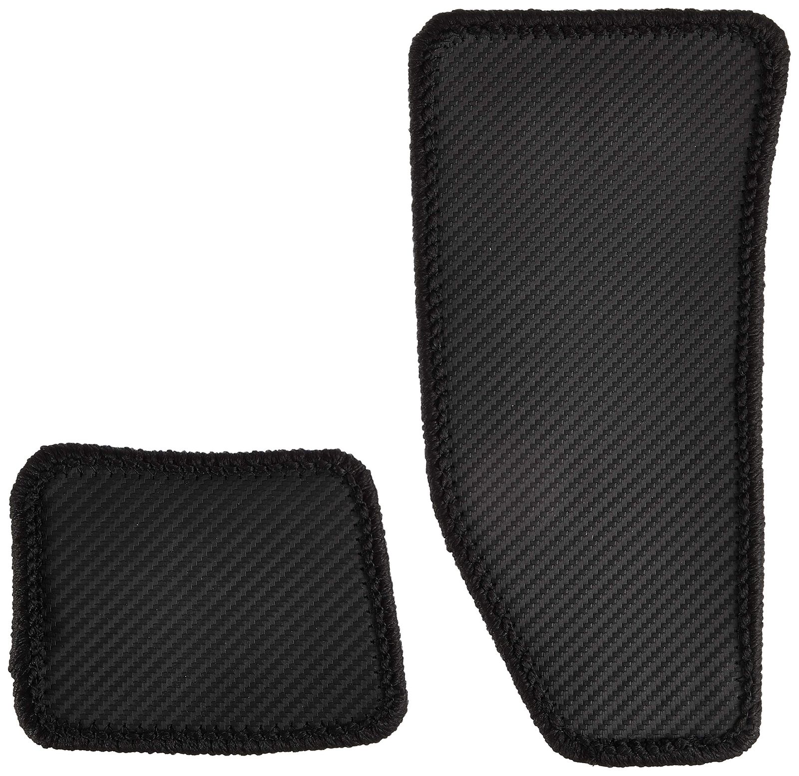 N BOX BOXカスタム JF 3 4 カーボン調ラバーフットレストカバーマット アクセルペダル下マット YMT製