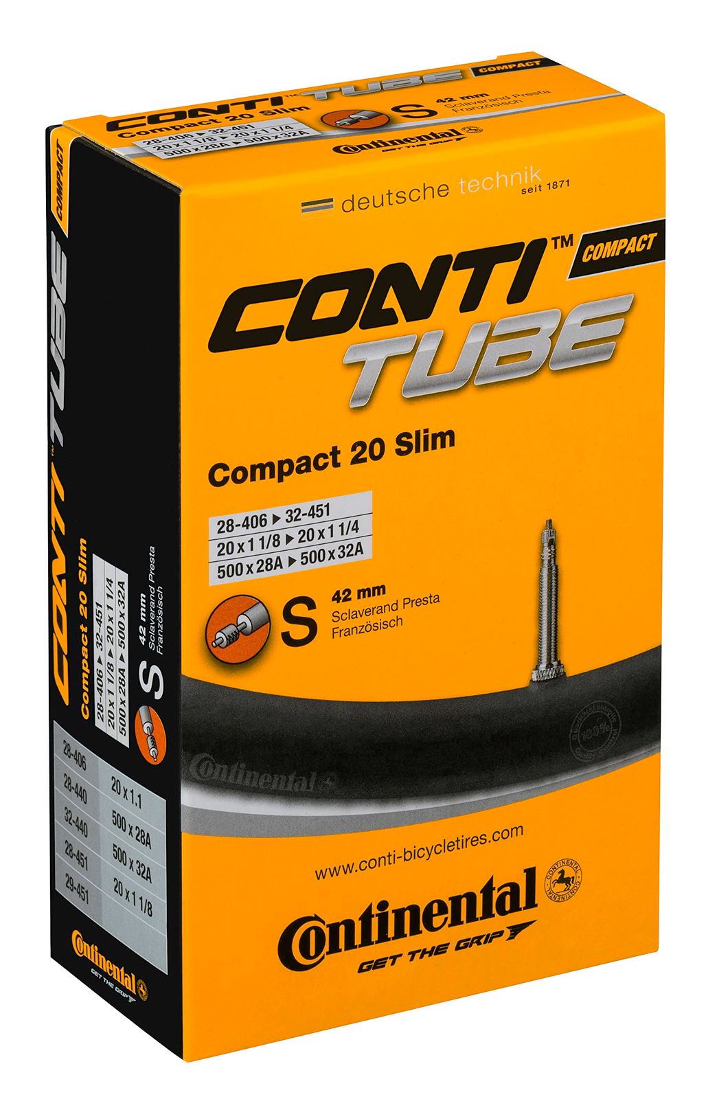 コンチネンタル Continental Compact 20 Slim 28 406 32 451 S 42