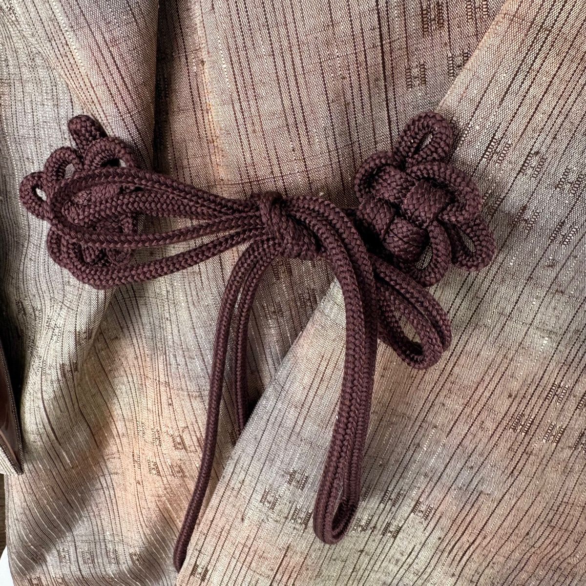 和装コート 信州紬地