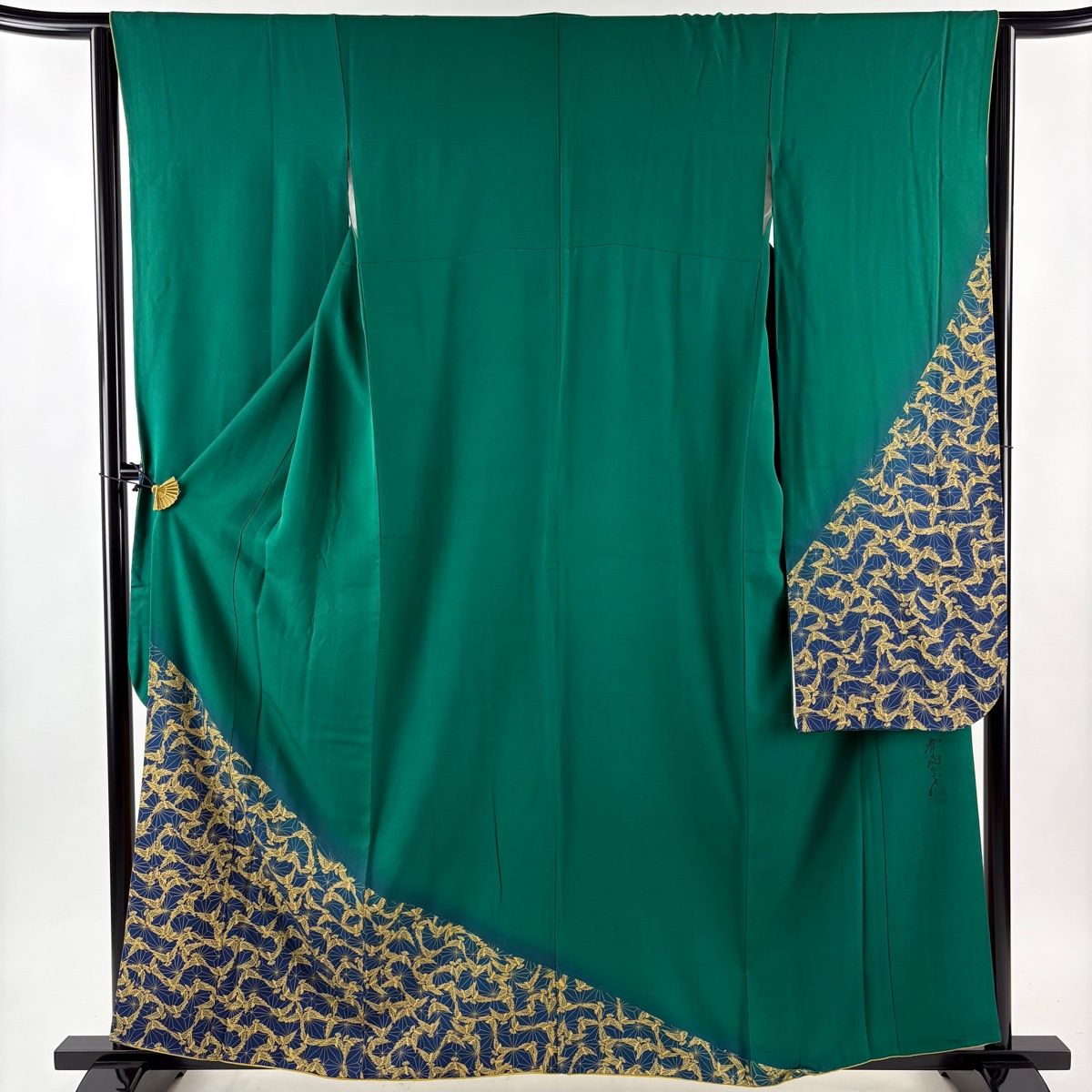 作家振袖 振袖 斉藤三才 鳥 振りぼかし 紋意匠 身丈166cm 作家振袖 振袖 斉藤三才 鳥 振りぼかし 紋意匠 身丈166cm