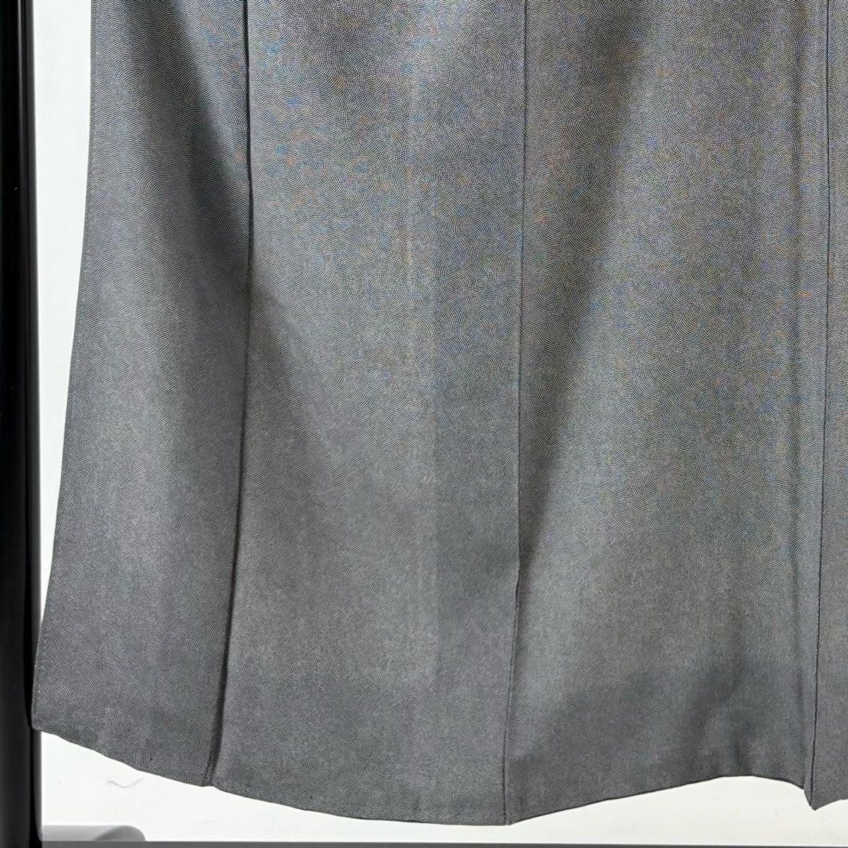 江戸小紋 身丈150.5 cm 裄丈62 S 袷 鮫 黒灰 正絹