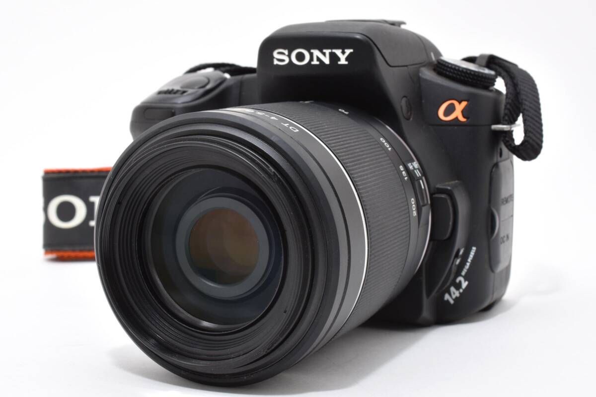 上品 SONY ソニー α350 ボディー DT 55 200 mm F 4 5 6 SAM 3908 w 2113 021