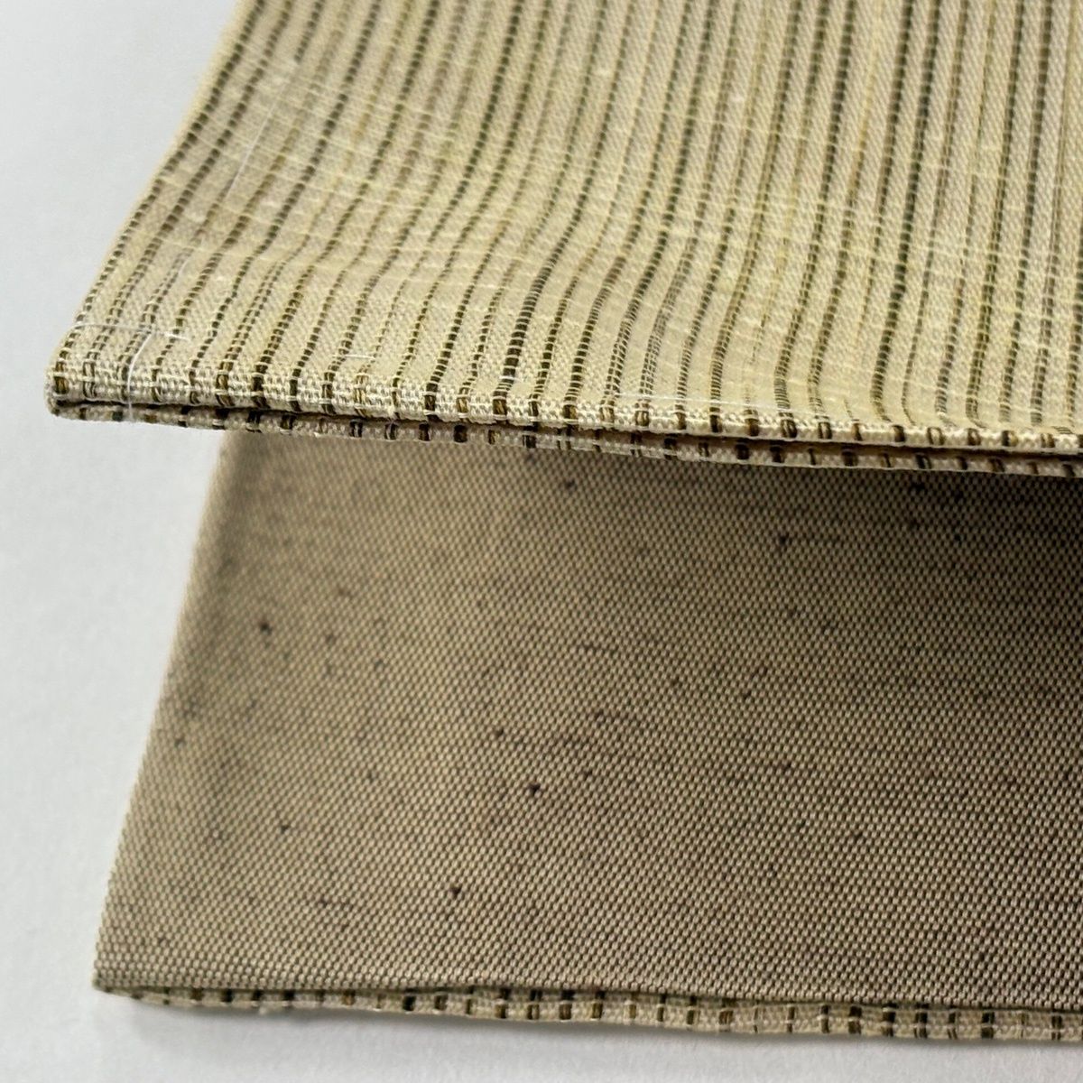  袋名古屋帯 証紙 帆 波 琉球紅型 ベージュ 正絹 名古屋帯 帯