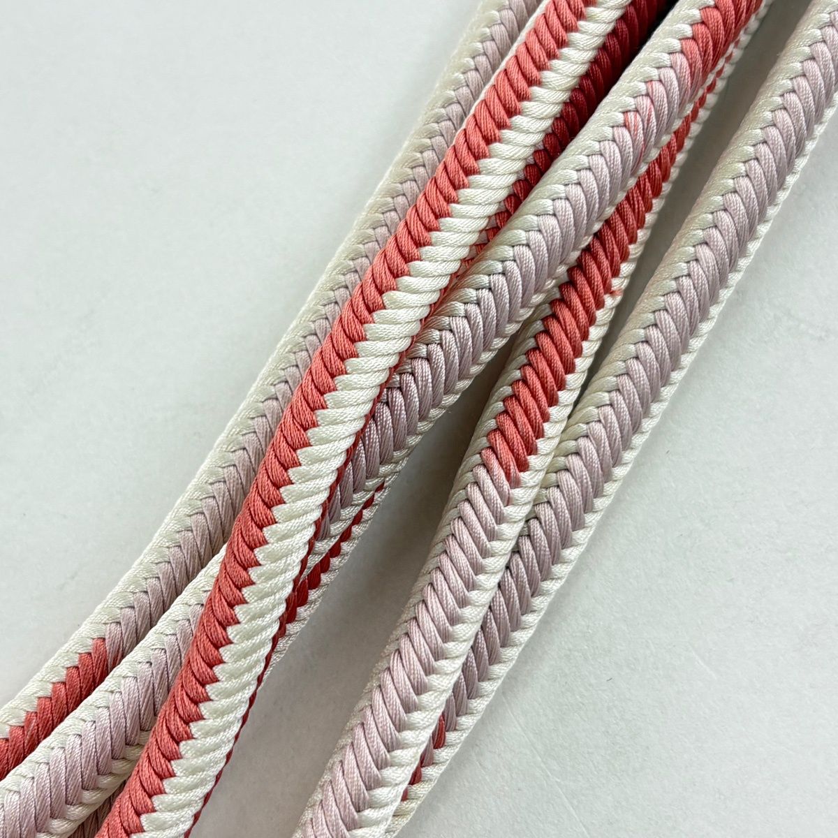  帯締め 無形文化財 有職組紐 道明 カジュアル ピンク 正絹 和装小物 帯締め 帯留め 帯飾り