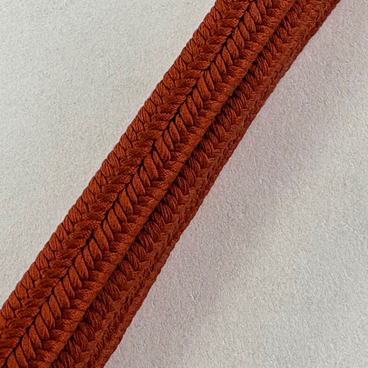  帯締め 無形文化財 有職組紐 道明 カジュアル 茜色 正絹 和装小物 帯締め 帯留め 帯飾り