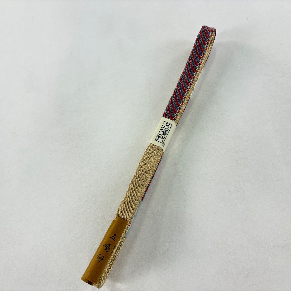 帯締め 無形文化財 五嶋紐 江戸組紐 カジュアル 薄茶色 正絹 和装小物