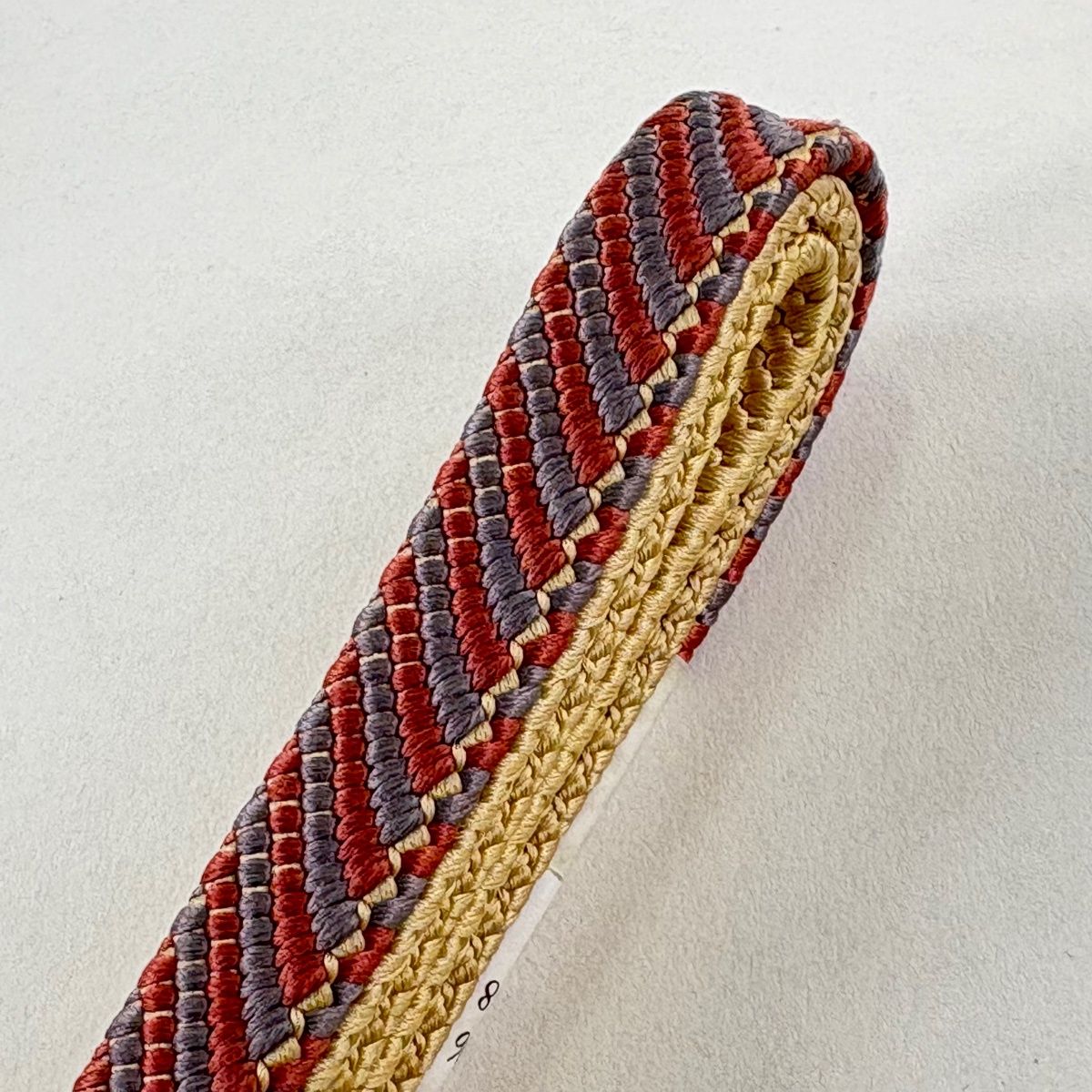 帯締め 無形文化財 五嶋紐 江戸組紐 カジュアル 薄茶色 正絹 和装小物