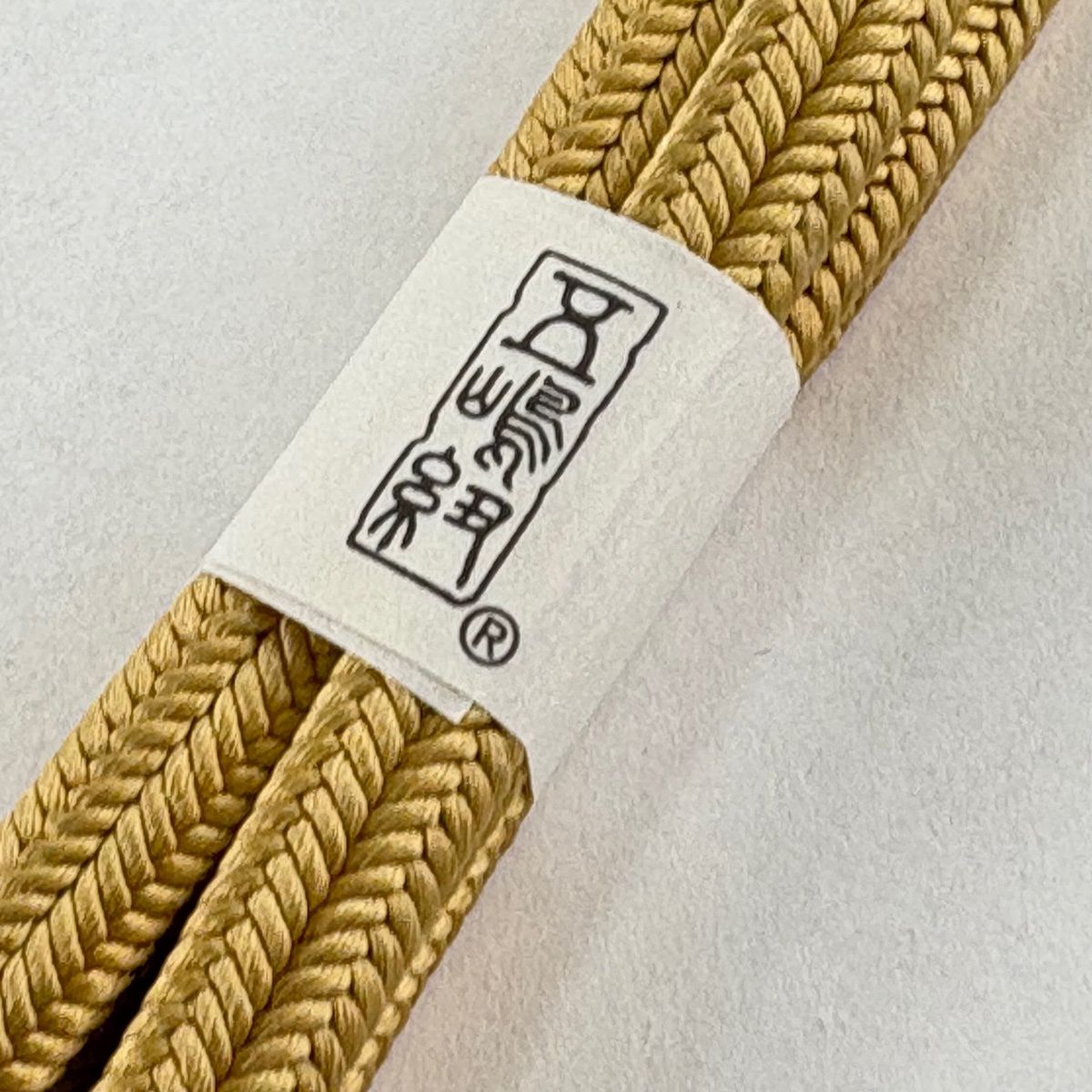  帯締め 無形文化財 五嶋紐 江戸組紐 カジュアル ベージュ 正絹 和装小物 帯締め 帯留め 帯飾り