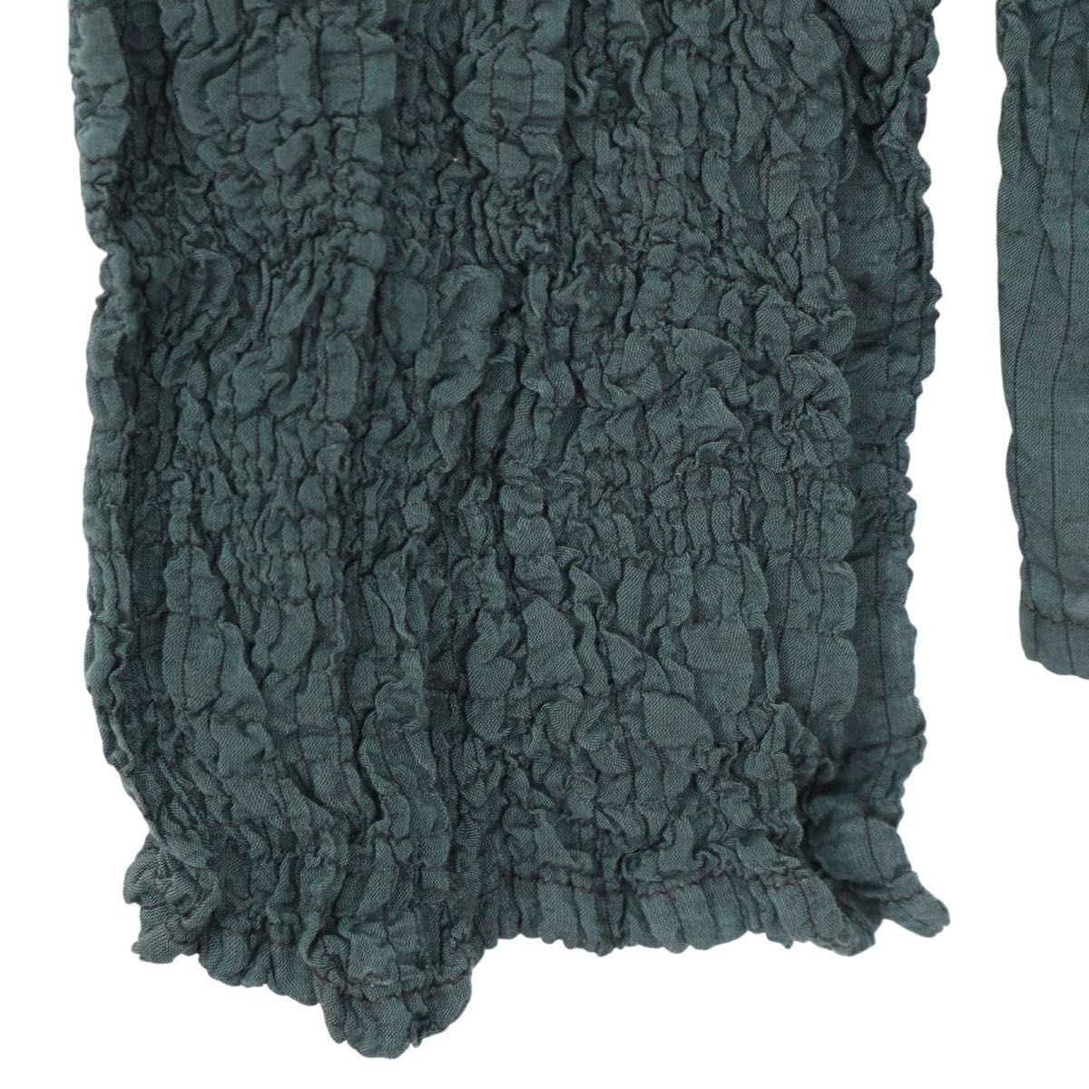 kanon☆希少☆イッセイミヤケ☆シワ加工☆トップス☆サイズ２☆長袖☆ 希少】y2k me ISSEY MIYAKE ミーイッセイミヤケ トップス ブラウス