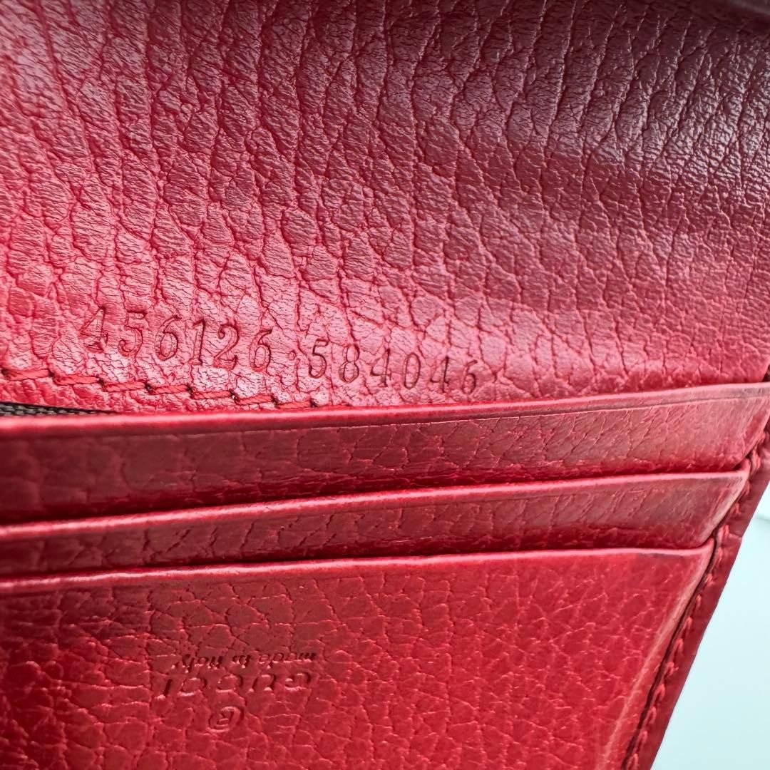  価格 174 GUCCI グッチ マーモント 2つ折り 財布 二つ折り財布 折り財布