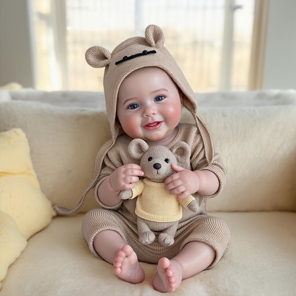 ビニールガール ペイントヘアの男の子