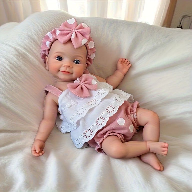  リアルな手触り リボーンベビードール 10インチ 25 cm シリコン製 ハンドメイド 新生児 そっくり人形 コレクター ロールプレイ 名前入れ対応 ソフトライトベージュ その他 ベビー キッズおもちゃ