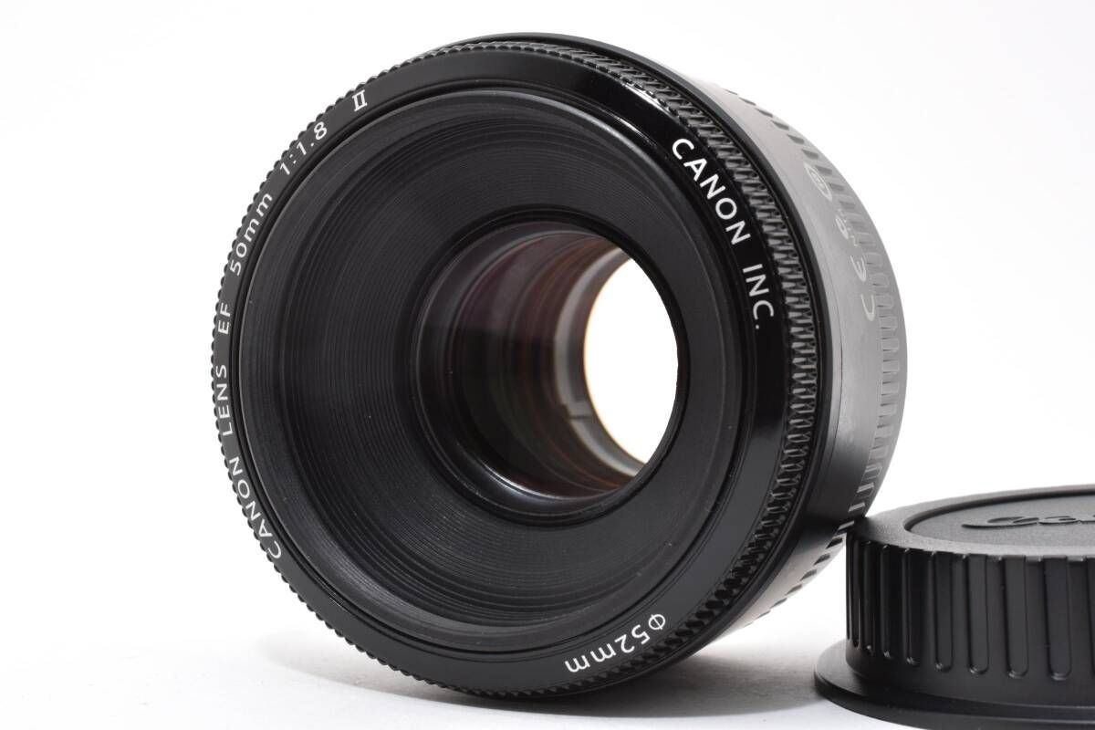 上品 キャノン Canon EF 50 mm f 1 8 II AF 一眼カメラレンズ 89