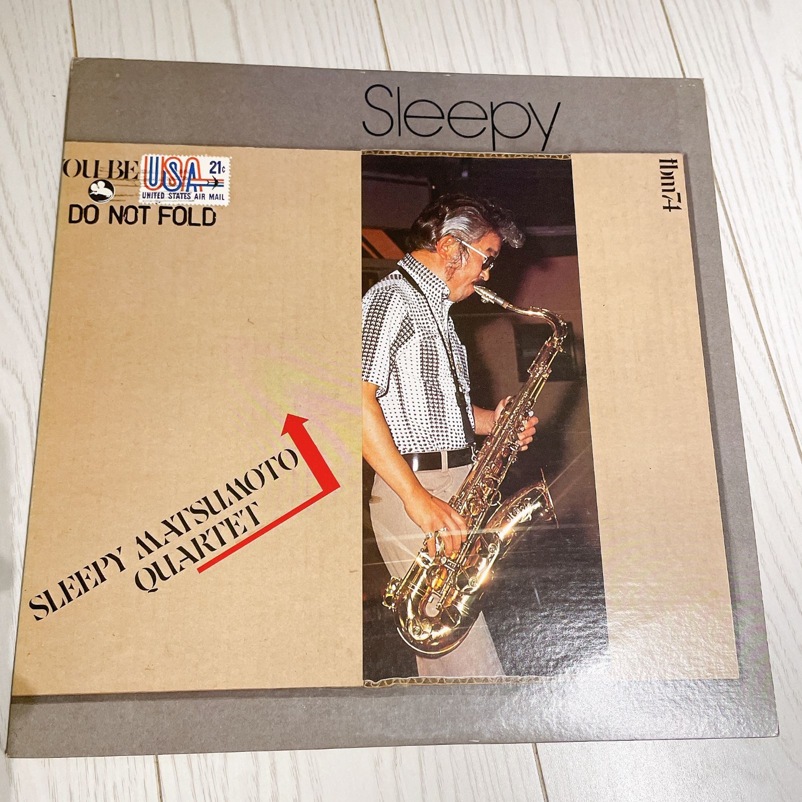 見本盤 Hidehiko Matsumoto Quartet Sleepy Three Blind Mice TBM 74 LPレコード