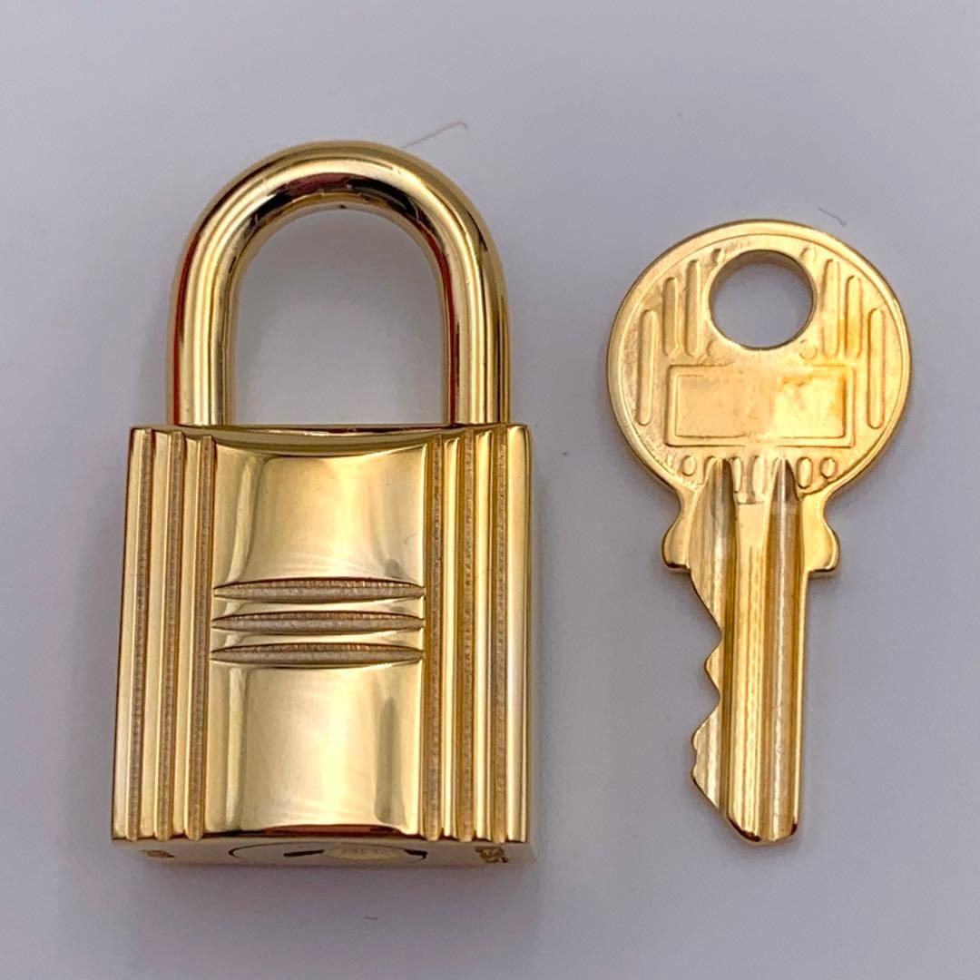 エルメス カデナ 24Kメッキ No.100 100番 鍵付き カデナキー