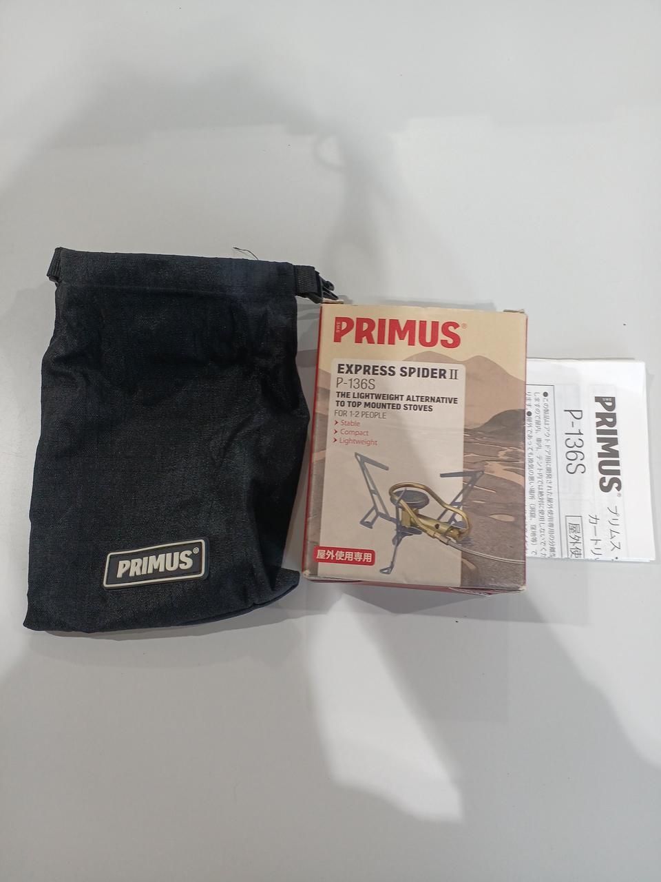  PRIMUS シングルバーナー EXPRESS SPIDER 2Ⅱ P 136 S Single Burner シングルバーナーコンロ バーベキュー 調理用品