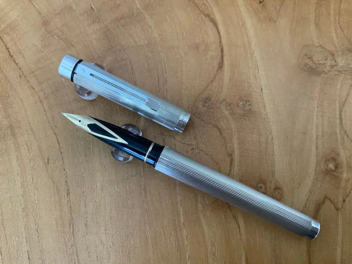 シェーファー タカ 万年筆 スターリング シルバー 14 k