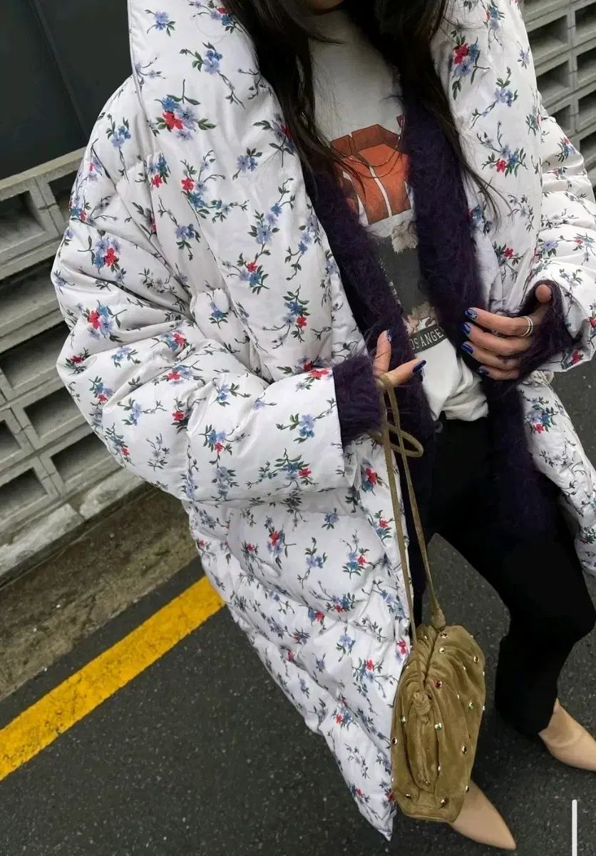 フルール ド セル LLUD ロドゥ ナンバープロ フラワーパターン オーバーサイズ ダウン