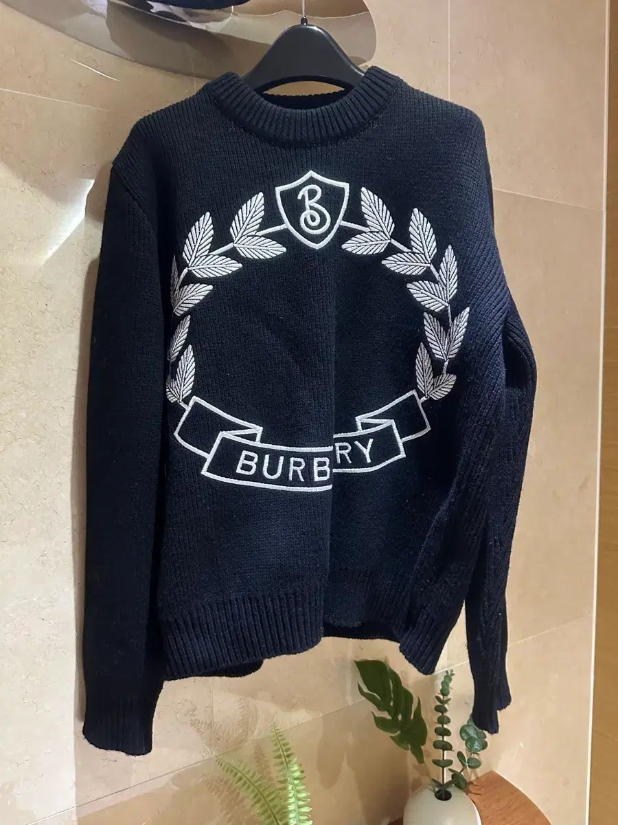 バーバリー オーク リーフ クレスト セーター BURBERRY ブレンドニット