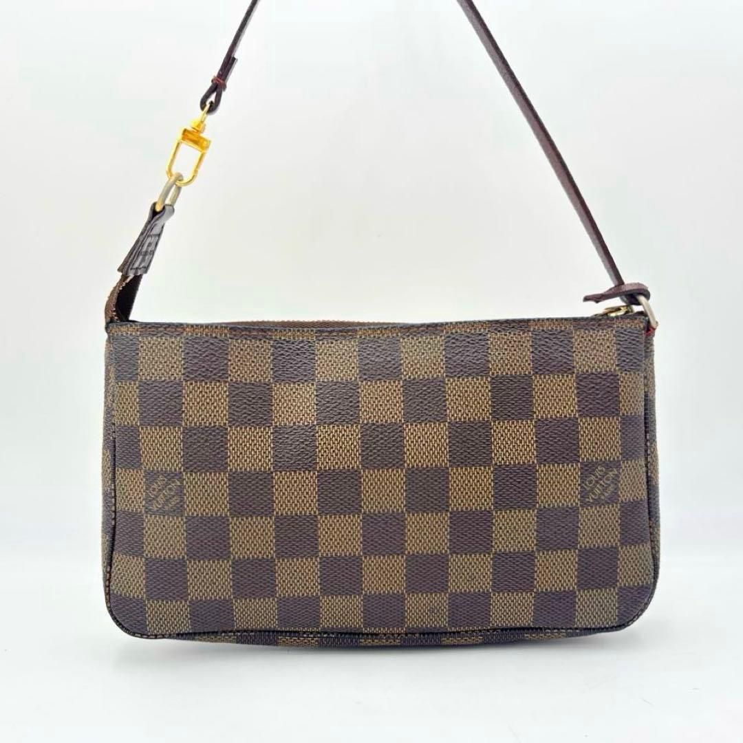 VUITTON　ダミエポーチ ルイヴィトン ダミエ N51985 ポシェット アクセソワール アクセサリー