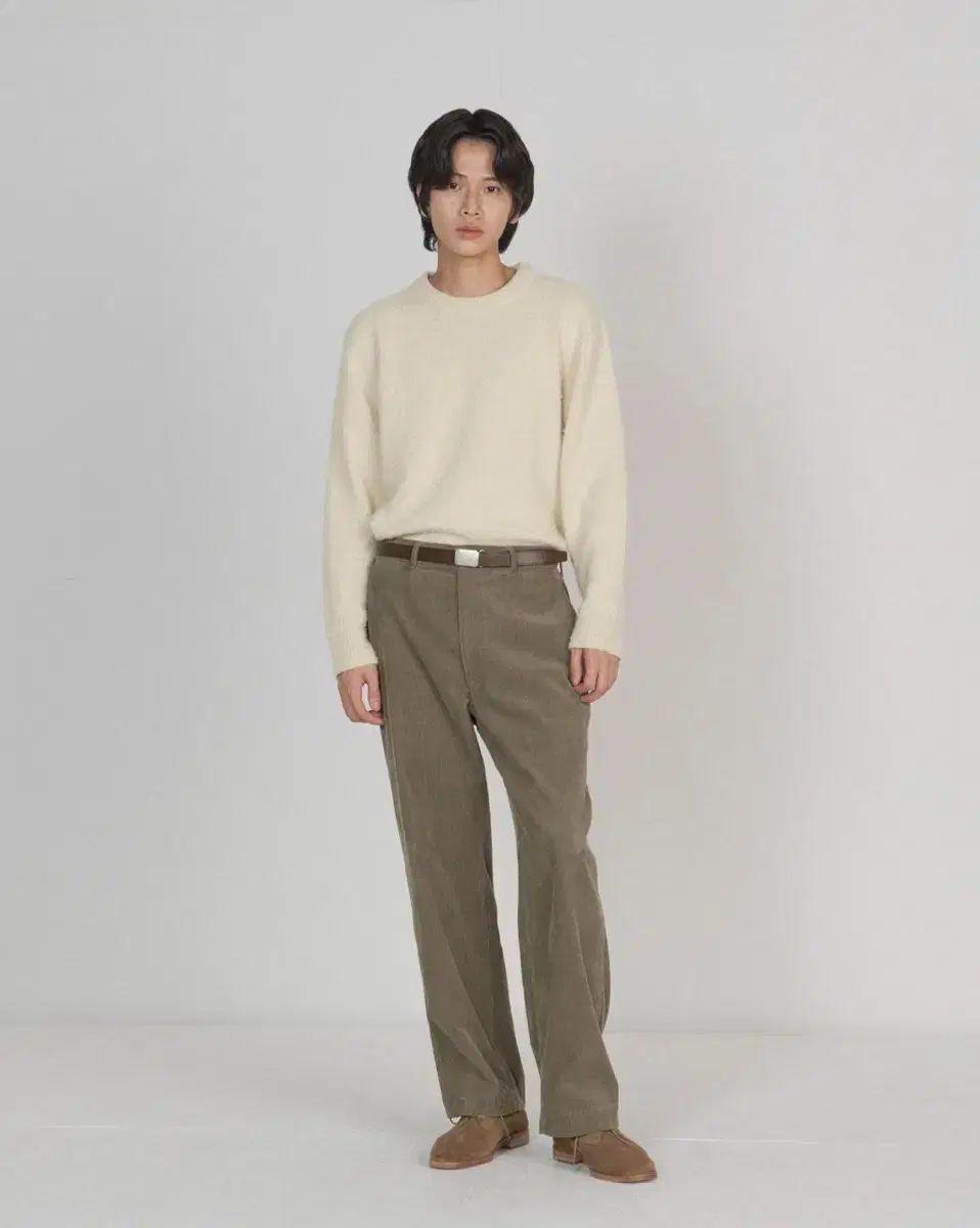 BROWNYARD ブラウンヤード washed corduroy pants mocha