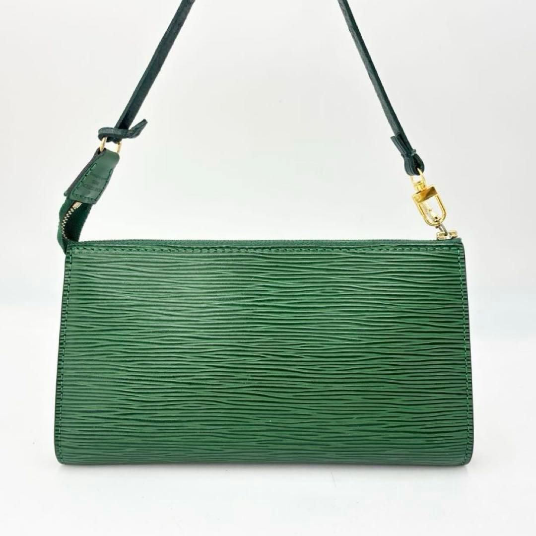 ルイヴィトン M 52994 エピ ポシェット アクセソワール ポーチ ボルネオグリーン ハンドバッグ レザー