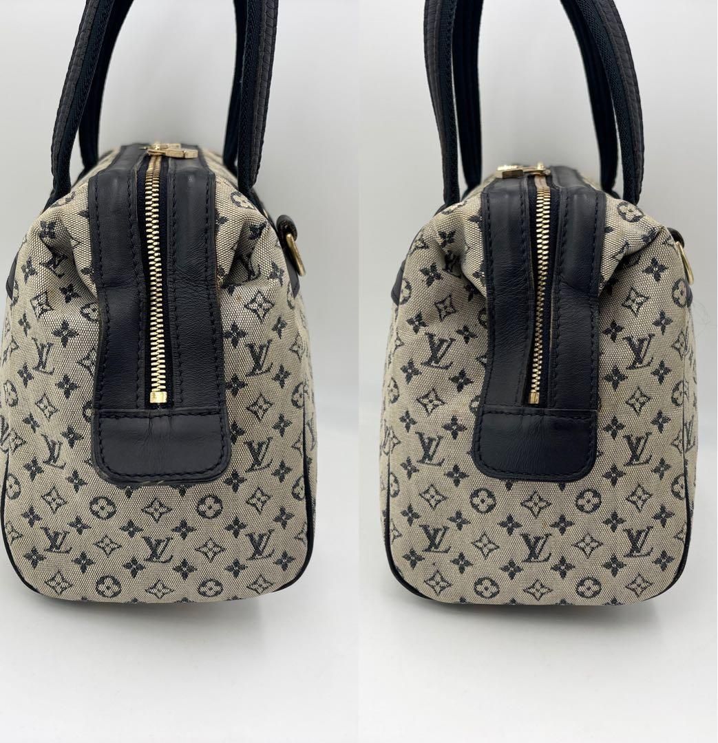 ルイ・ヴィトン モノグラムミニ M92214 ジョセフィーヌPM ブルー 青