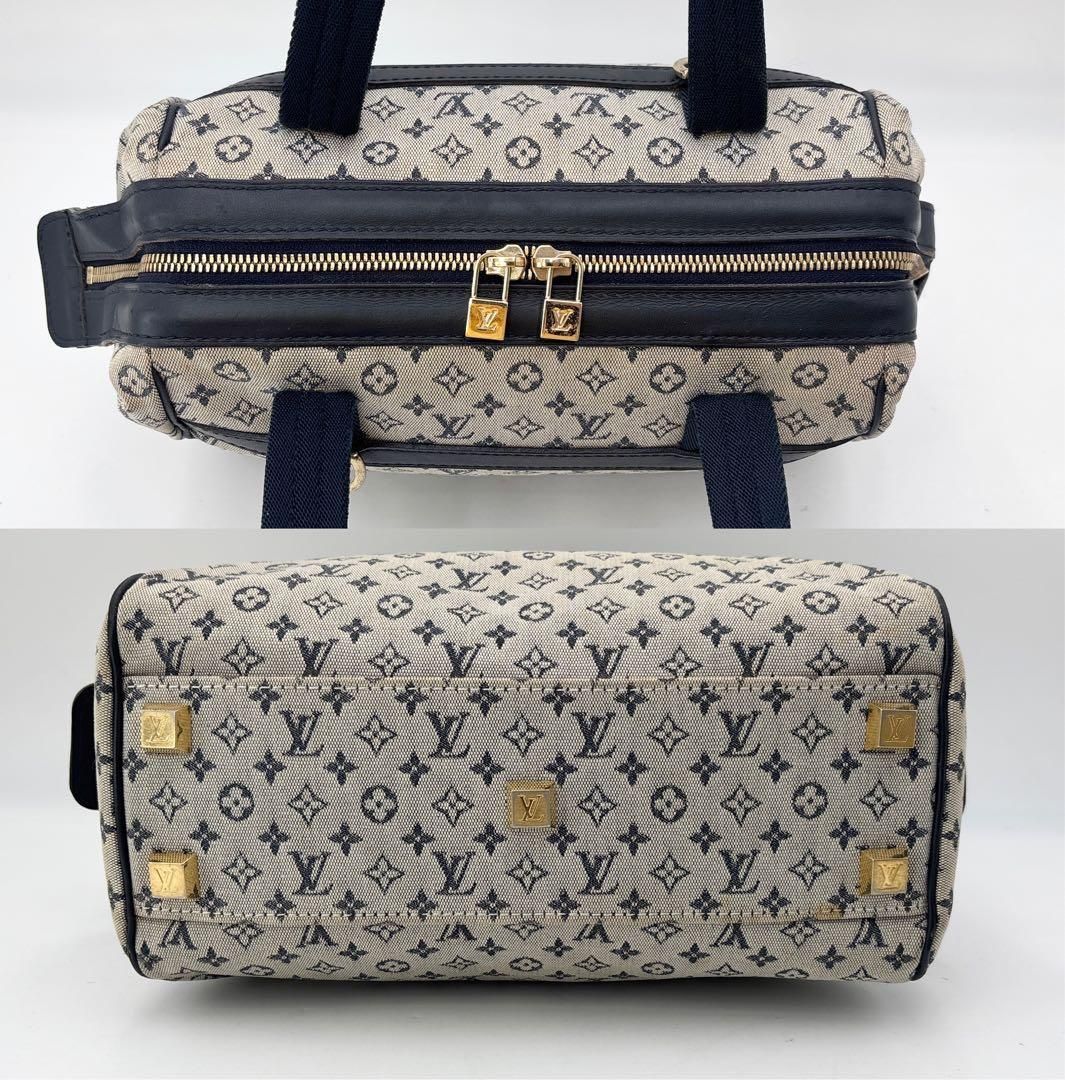 ルイ・ヴィトン モノグラムミニ M92214 ジョセフィーヌPM ブルー 青