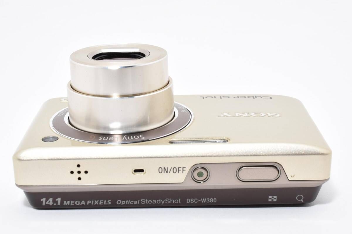 ☆極上美品☆ソニー SONY Cyber-shot DSC-W380 ゴールド《説明書付き