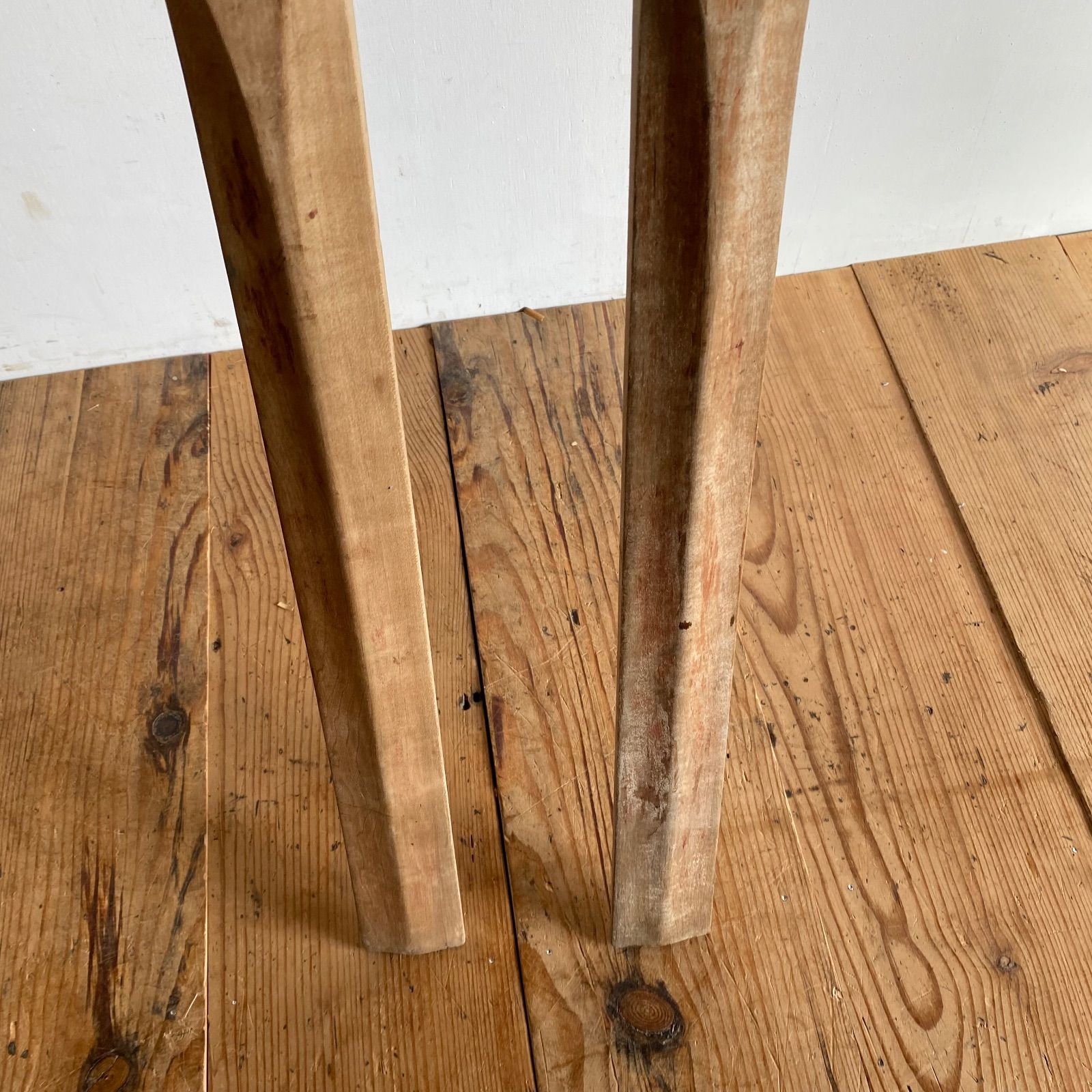 アンティーク 木製スキー板 2本セット 古道具 ディスプレイ y393