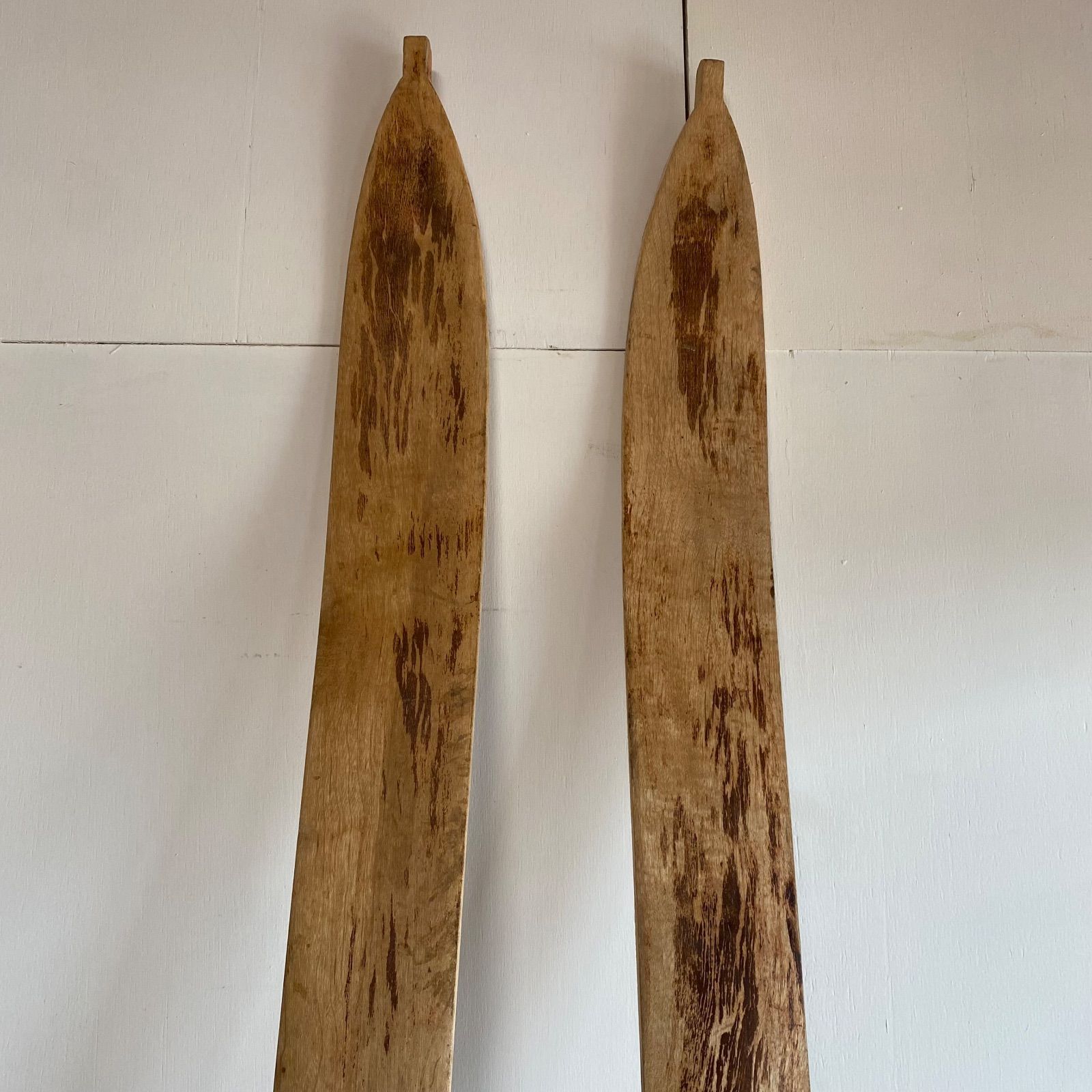 アンティーク木製スキー アンティーク木製スキー Antique wood skis - Etsy 日本