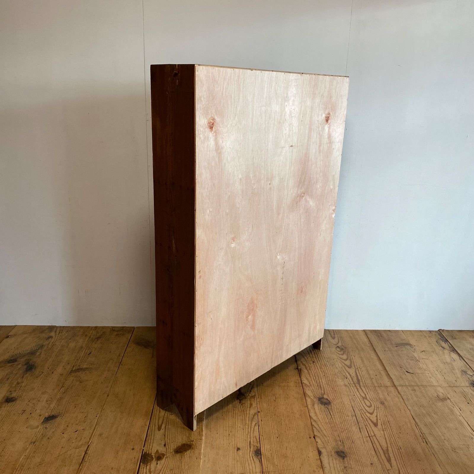 アンティーク 木製 本棚 オープンシェルフ 収納棚 古家具 y395 - メルカリ