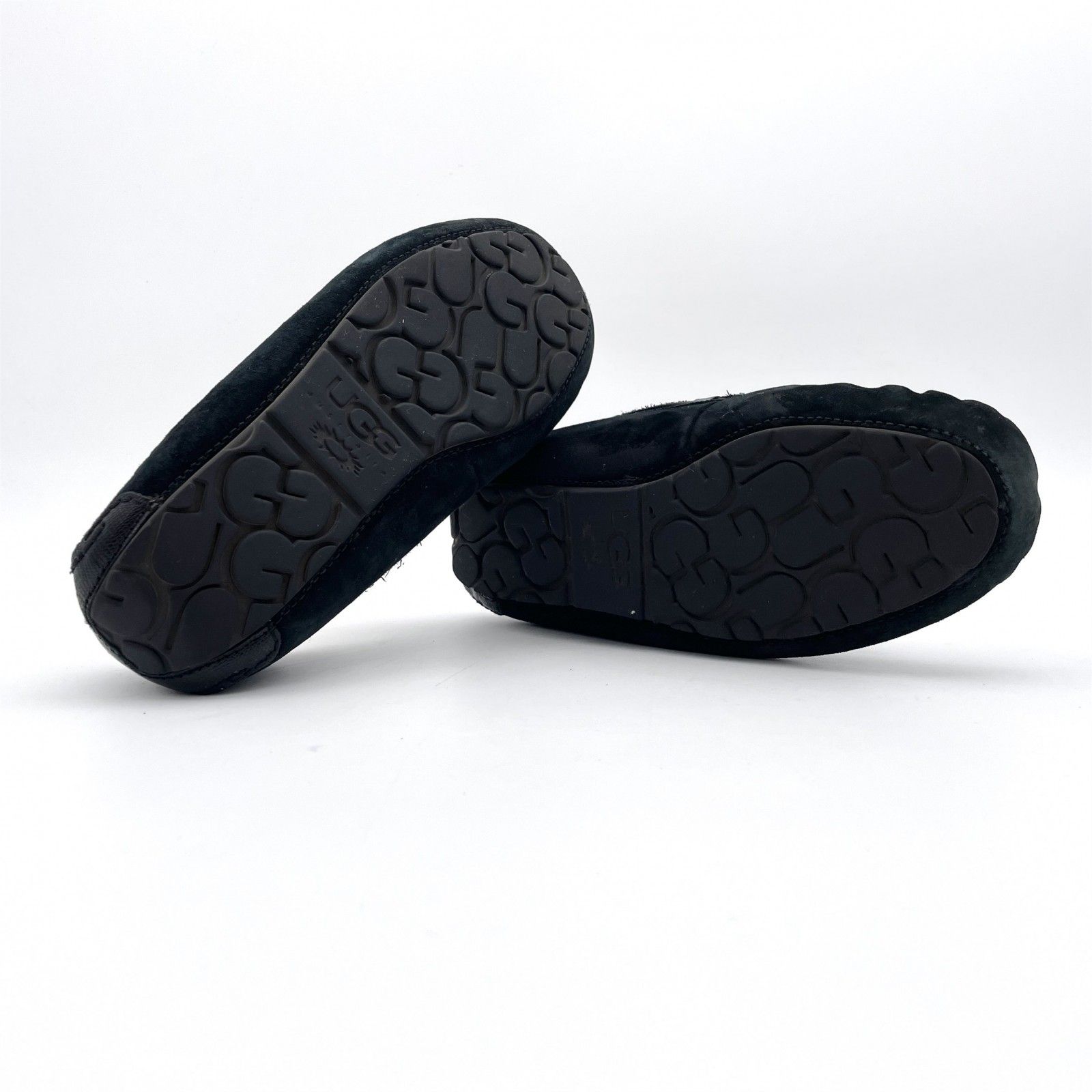  UGG ダコタ モカシン クロコ ムートン ブラック 1560 A モカシン 靴