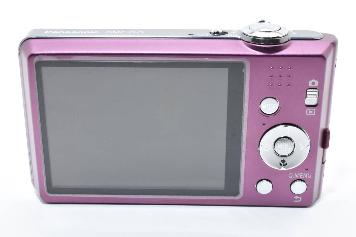 【極美品】Panasonic LUMIX FH5 DMC-FH5 デジカメ 紫 ☆良品☆パナソニック Panasonic LUMIX DMC-FH5 パープル コンパクト