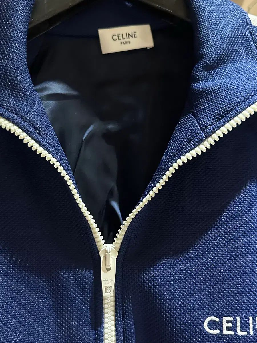 CELINE ネイビー ジップアップジャケット Celine セリーヌ ネイビー ジップアップ ジャケット+スカート