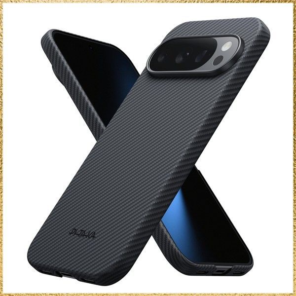 彡 でお届け 彡Size Google Pixel 10 Pro XL用 PITAKA XL対応 ケース MagEZ Case 6 アラミド繊維製 なカーボン風 超薄 超軽量 耐衝撃 ミニマリスト シンプル