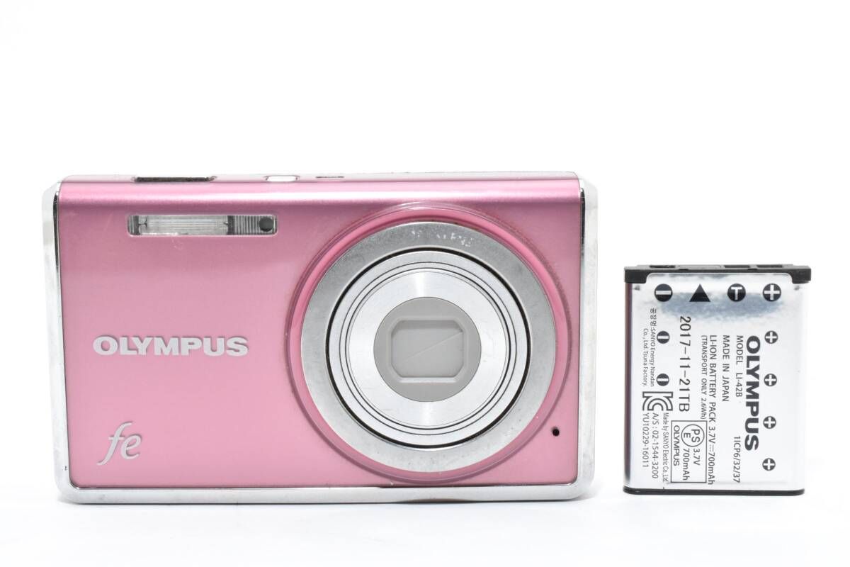 【極美品】OLYMPUピンク FE-4030 オリンパス ☆ オリンパス Olympus fe-4030 コンパクトデジタルカメラ ☆ L44#7235