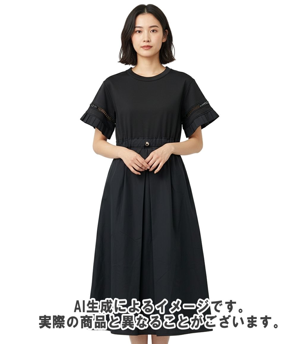 モンクレール 半袖ワンピース F10938I70600 レディース SIZE S MONCLER