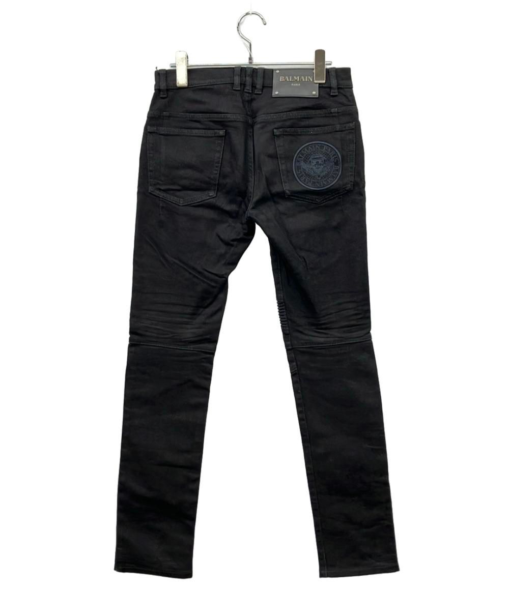 BALMAIN バイカー デニム 27 バルマン バイカーデニムパンツ S8H9131T134 メンズ SIZE 27 BALMAIN