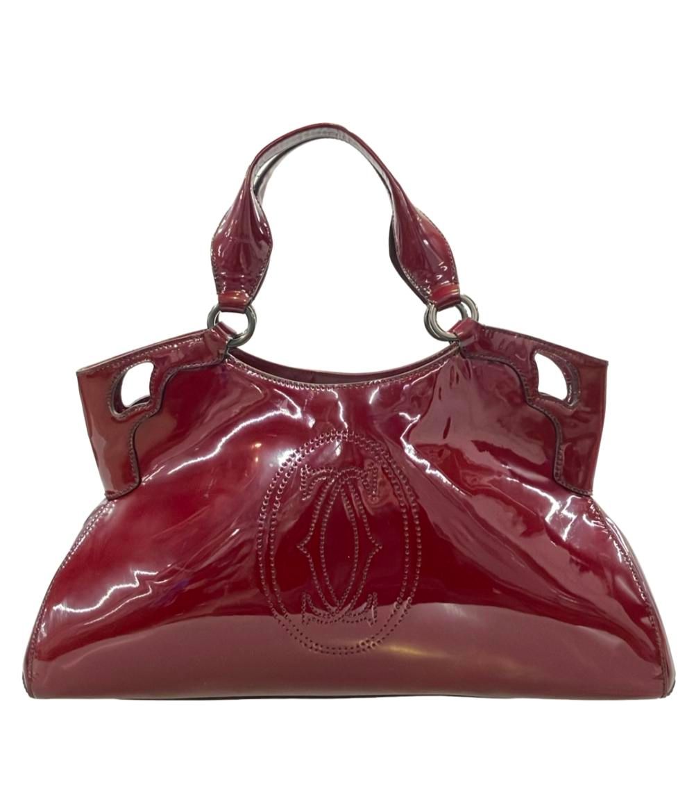 カルティエ トートバッグ ハンドバッグ パテントレザー マルチェロ ドゥ レディース Cartier