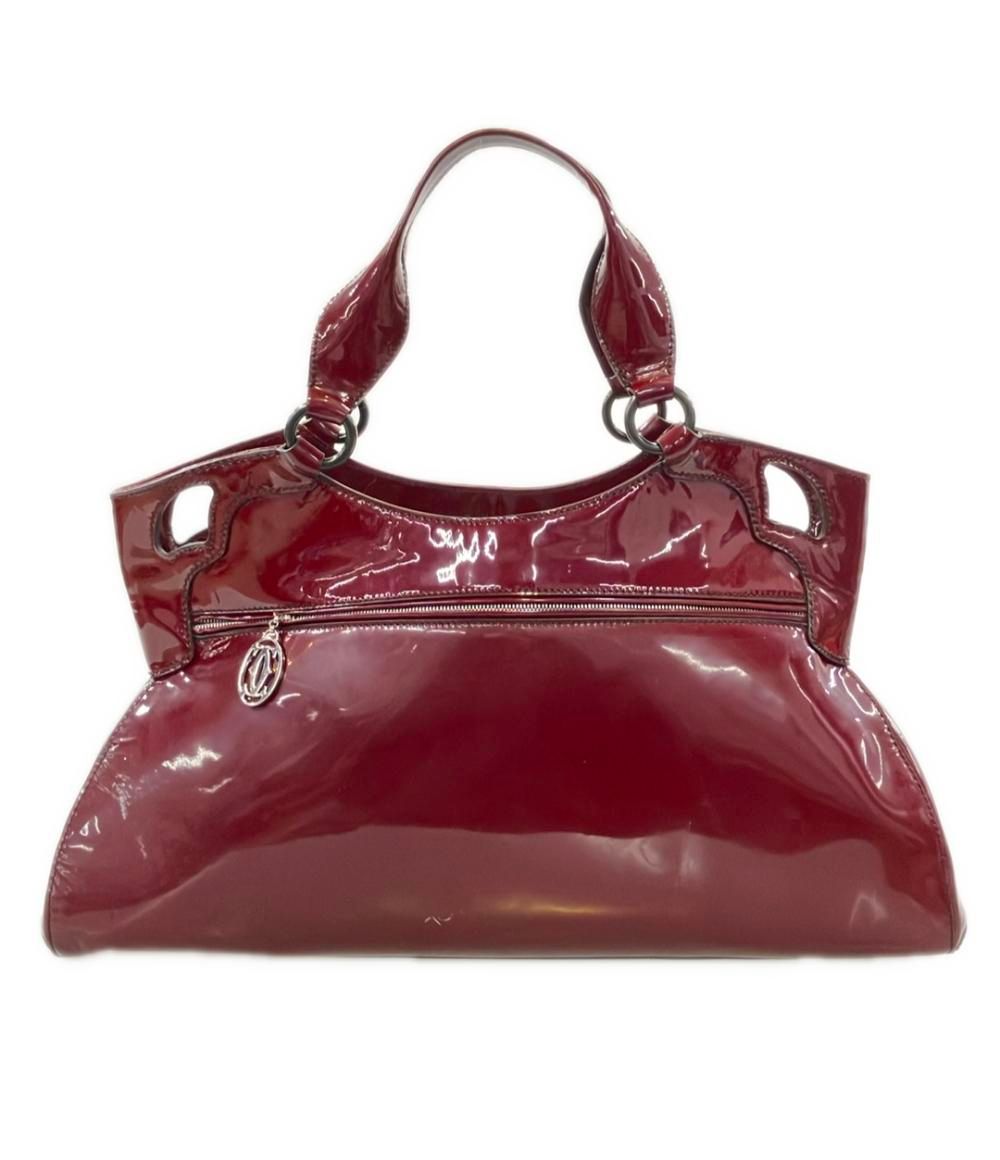 カルティエ トートバッグ ハンドバッグ パテントレザー マルチェロ ドゥ レディース Cartier