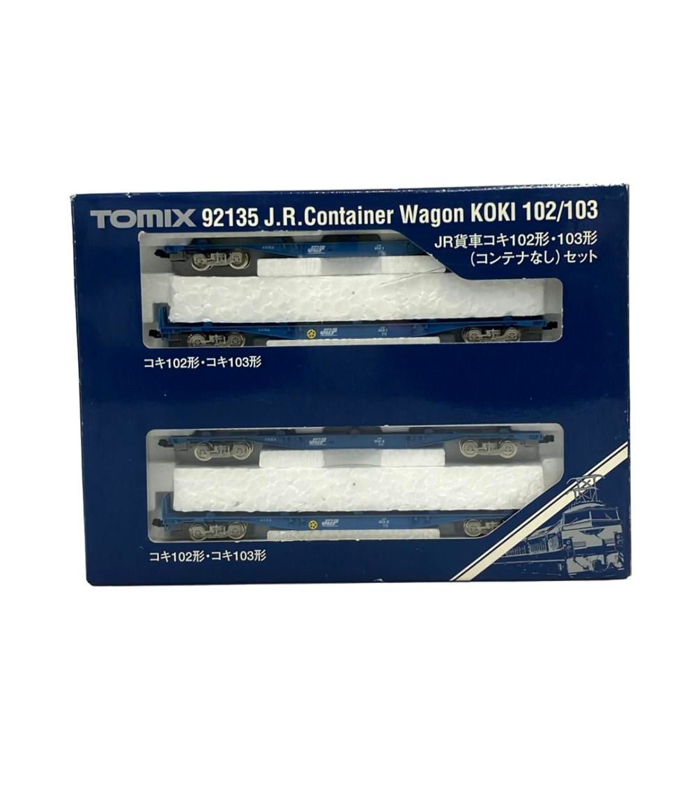 訳あり TOMIX 92135 JR貨車コキ102形103形コンテナなしセット 鉄道模型