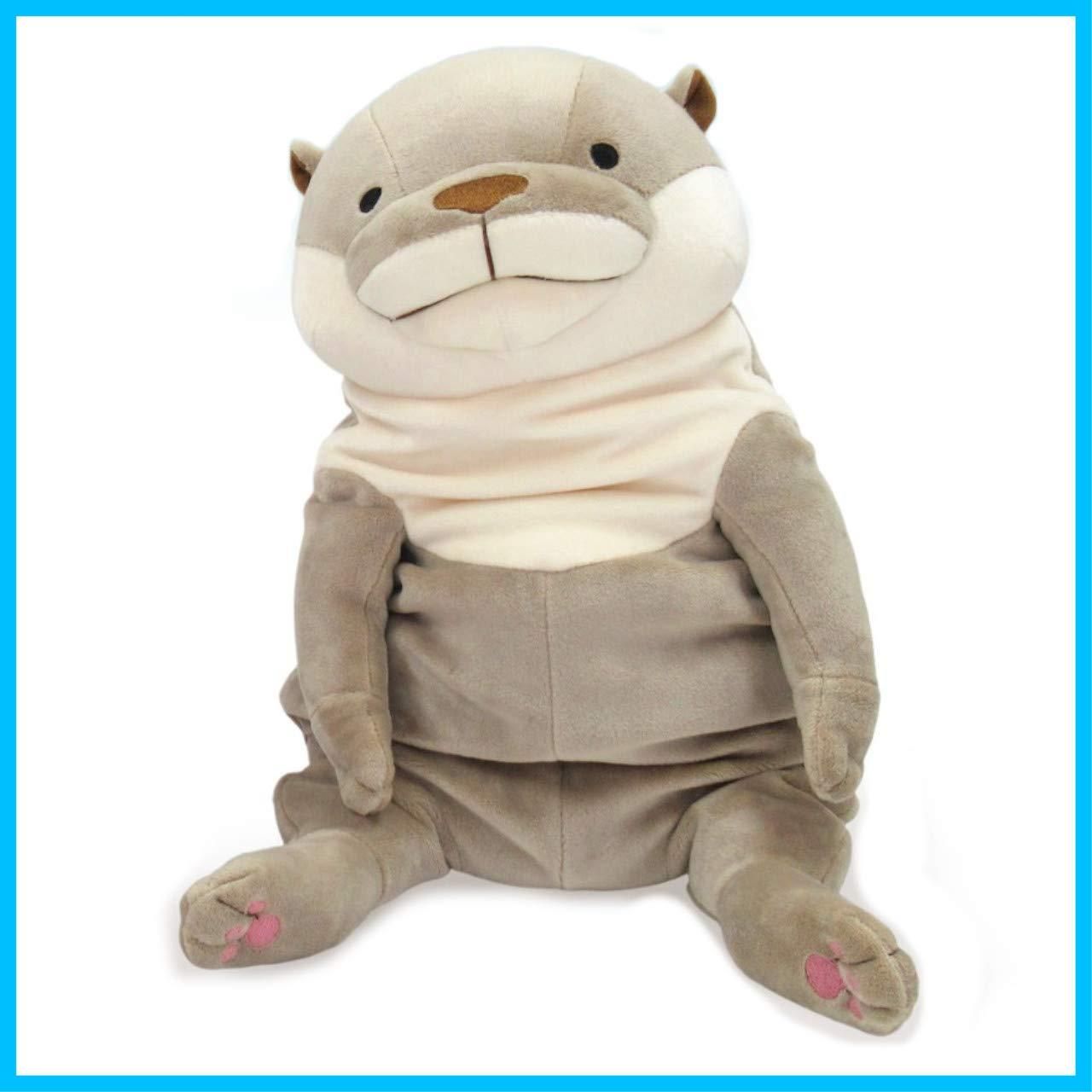 在庫処分】アニマル カワウソ MOKW-0350G ぬいぐるみ 22×22×30cm L