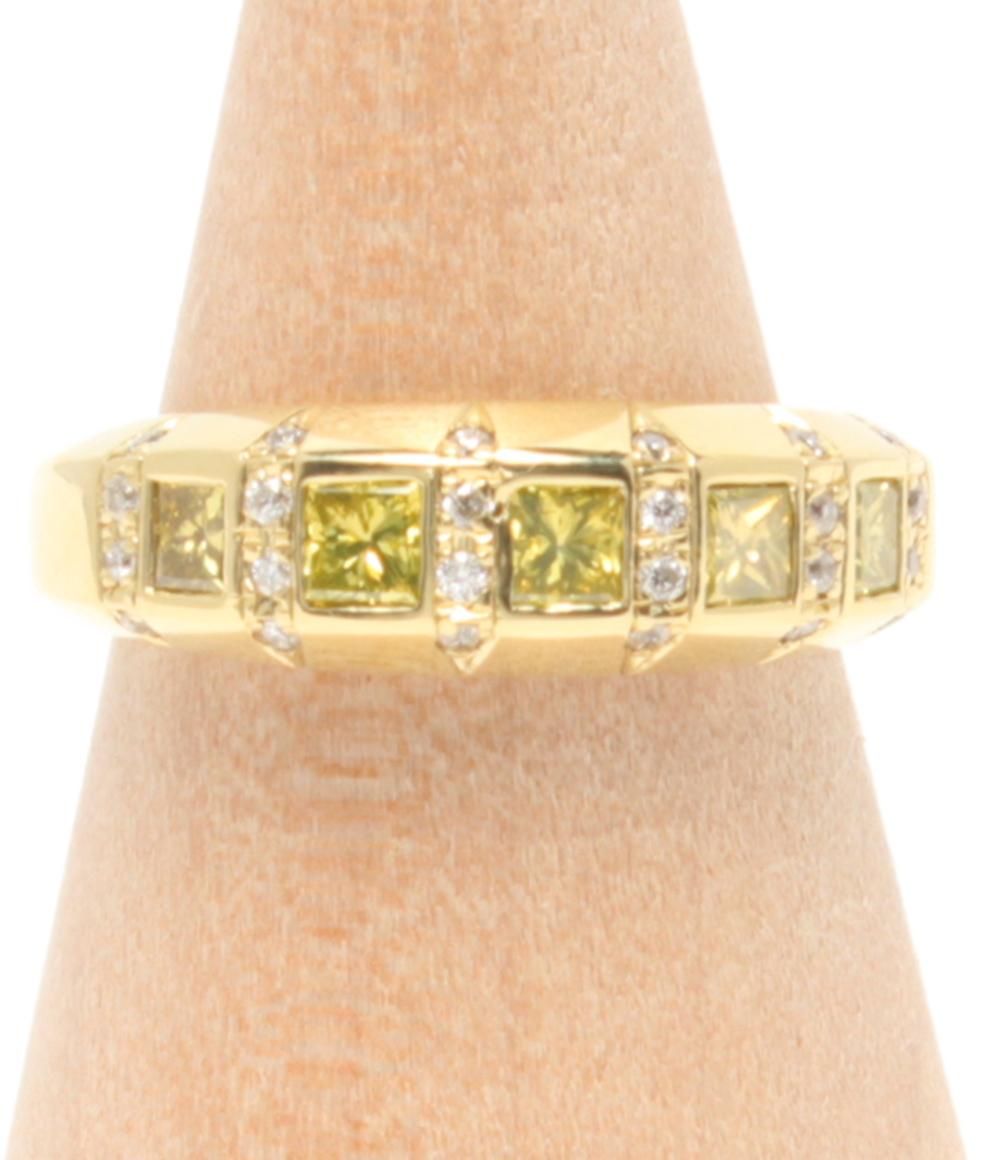 リング 指輪 K 18 ダイヤ 0.14 ct 0.58 レディース SIZE 12号