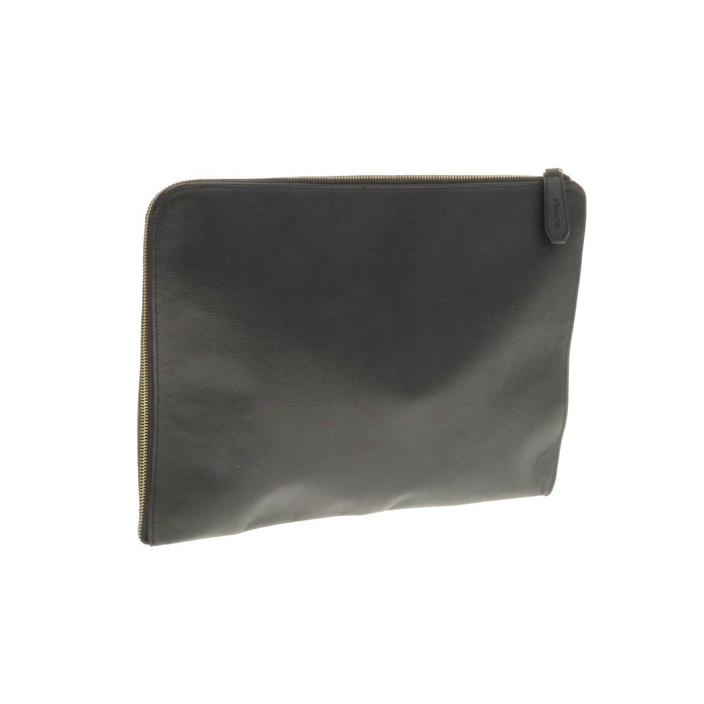 ディーダミーコ D AMICO レザー ドキュメントケース クラッチバッグ ブラック メンズ