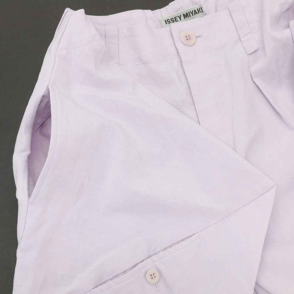  イッセイミヤケ ISSEY MIYAKE 春夏 パンツ ライトパープル サイズ表記なし L位 レディース その他 パンツ