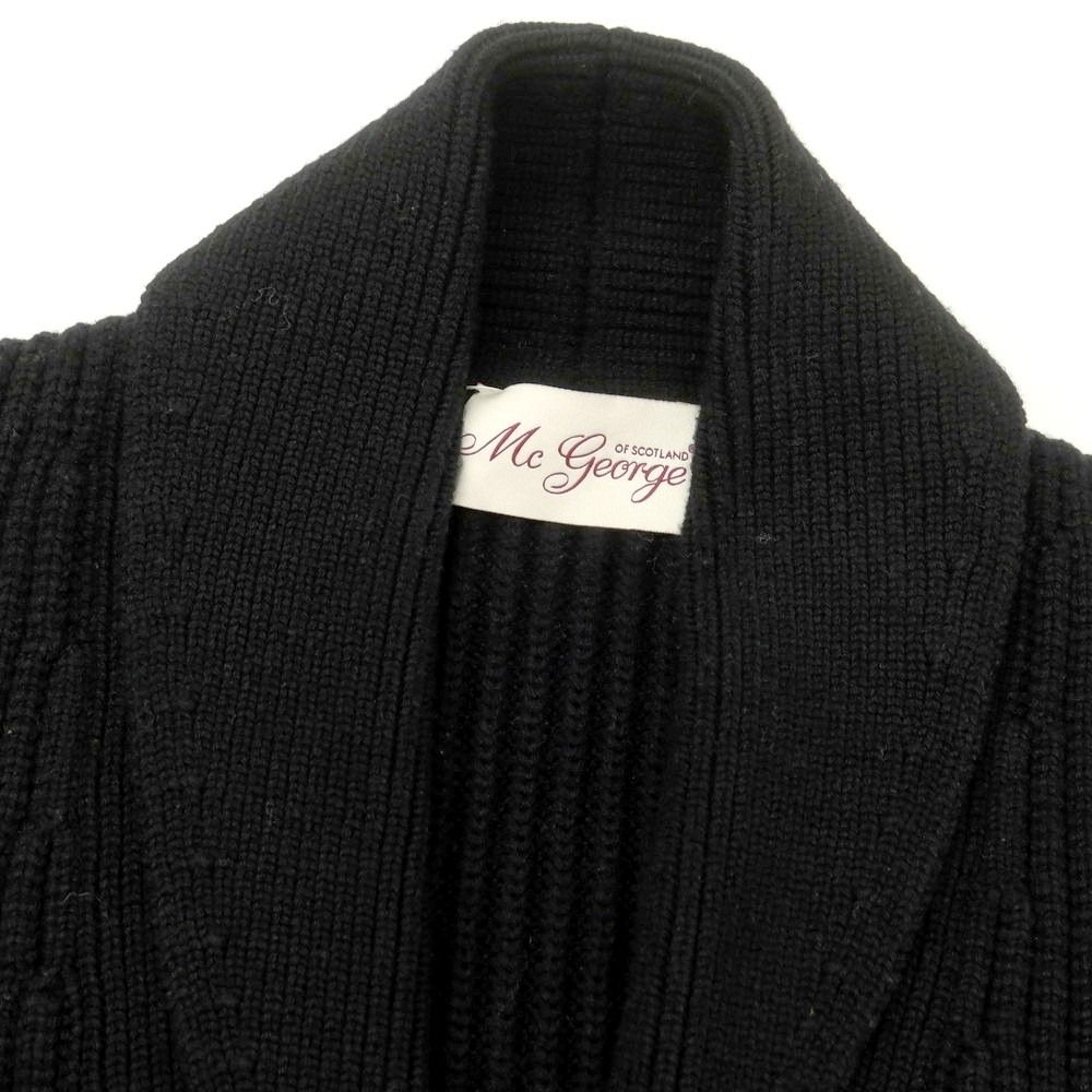 中古】マック ジョージ Mc George ウールカシミヤ ショールカラー